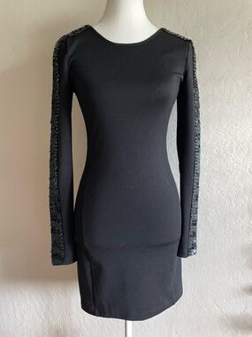 Armani Excenge body hugging mini dress
